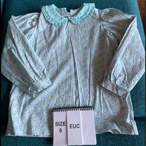 Alice Kathleen Blue Floral Blouse